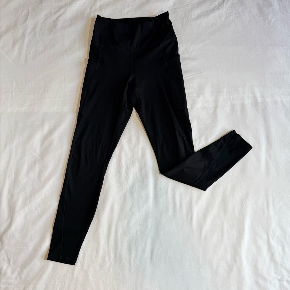 Fabletics Oasis PureLuxe High Waisted Black Leggings Women’s Small